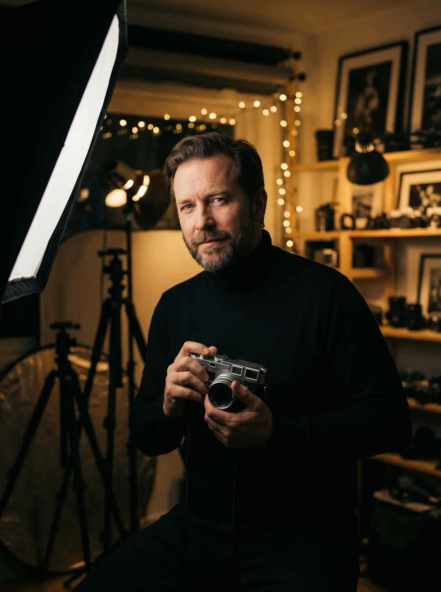 9I电影制作厂 封面人物 - 摄影师陈墨在工作室中的肖像